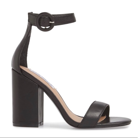 Steve Madden Shoes - Steve Madden Friday Block Heel Sandal Black 6.5
